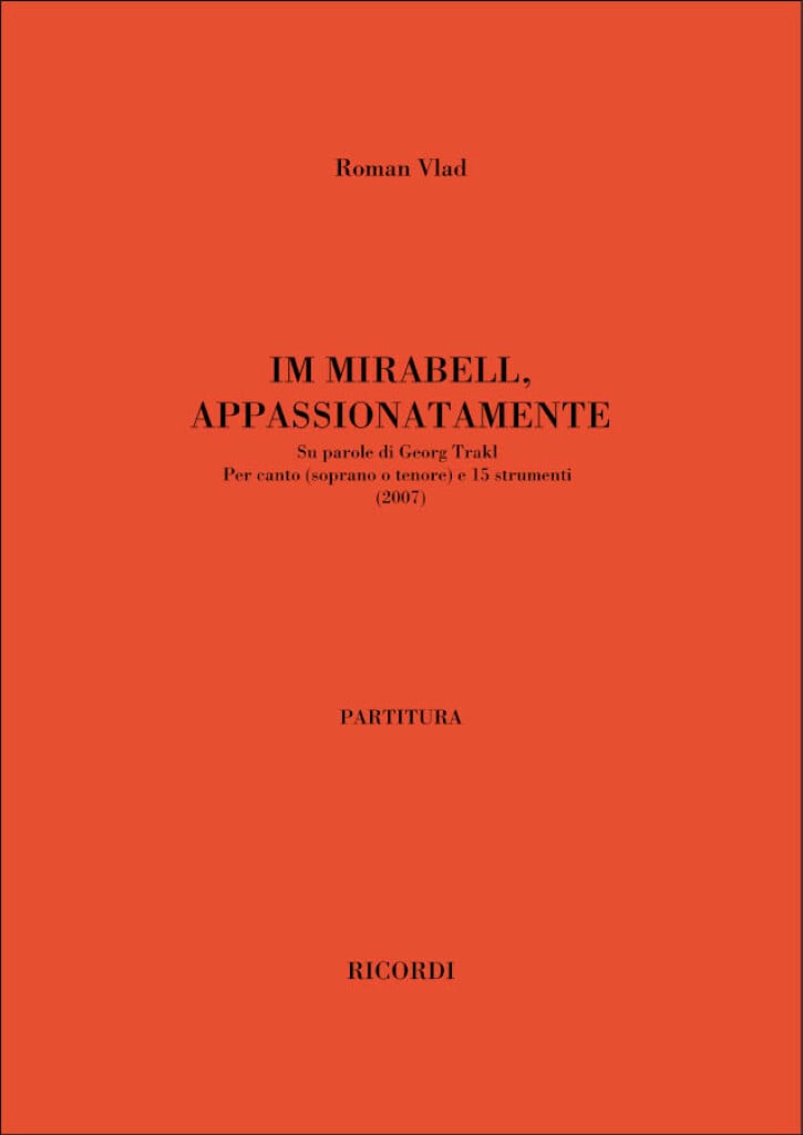 In Mirabell, Appassionatamente